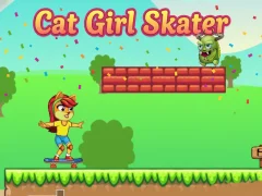 Cat Girl Skater เกมออนไลน์