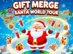 Gift Merge Santa World Tour เกมออนไลน์