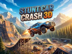 Stunt Car Crash 3D เกมออนไลน์