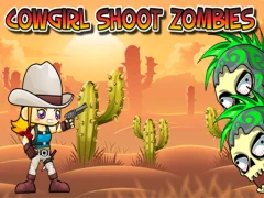Cowgirl Shoot Zombies เกมออนไลน์