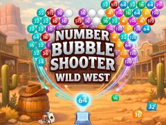 Number Bubble Shooter Wild West เกมออนไลน์