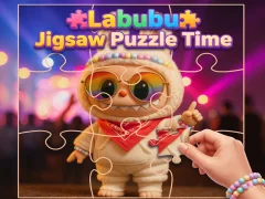 Labubu Jigsaw Puzzle Time เกมออนไลน์