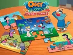 Oggy and the Cockroaches Jigsaw Puzzle เกมออนไลน์