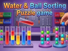 Water & Ball Sorting Puzzle game เกมออนไลน์