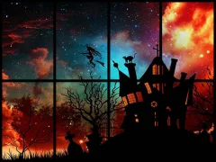 Sliding Halloween Party เกมออนไลน์