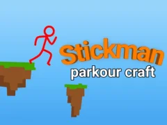 Stickman parkour craft เกมออนไลน์