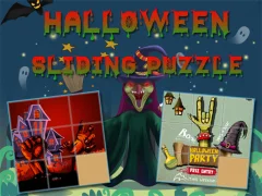Halloween Sliding Puzzle เกมออนไลน์
