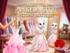 Talking Tom Angela City Wedding Boutique เกมออนไลน์
