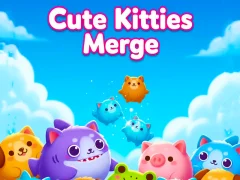 Cute Kitties Merge เกมออนไลน์