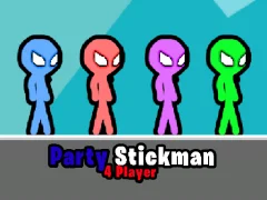 Party Stickman 4 Player เกมออนไลน์