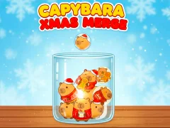Capybara Xmas Merge เกมออนไลน์