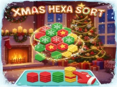 Xmas Hexa Sort เกมออนไลน์