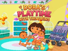 Dora the Explorer Dora's Playtime with the Twins เกมออนไลน์