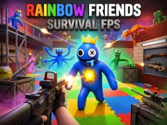 Rainbow Friends Survival FPS เกมออนไลน์