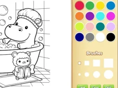 Cozy Friends Coloring Book for Kids เกมออนไลน์