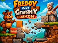 Freddy Meet Granny Clash 2026 เกมออนไลน์