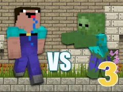 Noob vs Zombies 3 เกมออนไลน์