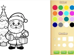 Christmas Coloring Book For Kids เกมออนไลน์