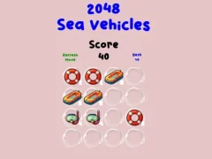 2048 Sea Vehicles เกมออนไลน์