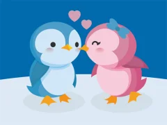 Cute Penguin Puzzle เกมออนไลน์