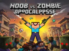 Noob vs Zombie Apocalypse เกมออนไลน์