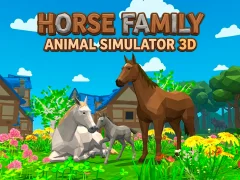 Horse Family Animal Simulator 3D เกมออนไลน์
