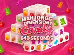 Mahjongg Dimensions Candy 640 seconds เกมออนไลน์