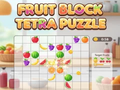 Fruit Block Tetra Puzzle เกมออนไลน์