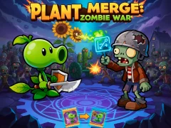 Plant Merge: Zombie War เกมออนไลน์