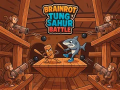 Brainrot Tung Sahur Battle เกมออนไลน์