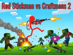 Red Stickman Vs Craftmans 2 เกมออนไลน์