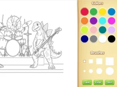 Dinosaur Coloring Book For Kids เกมออนไลน์