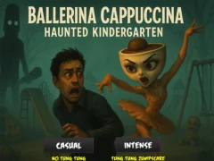 Ballerina Cappuccina Haunted Kindergarten เกมออนไลน์