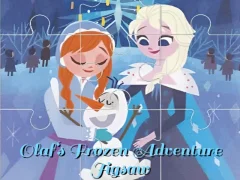 Olaf‘s Frozen Adventure Jigsaw เกมออนไลน์
