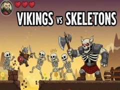 Vikings Vs Skeletons เกมออนไลน์