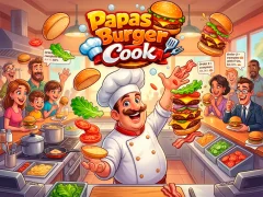 Papas Burger Cook เกมออนไลน์