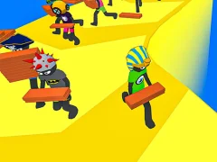 Stickman Planks Fall เกมออนไลน์