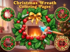 Christmas Wreath Coloring Pages เกมออนไลน์