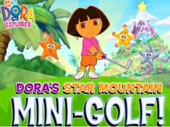 Dora The explorer Dora's Star Mountain Mini-Golf เกมออนไลน์