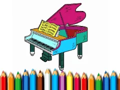 Back To School: Piano Coloring Book เกมออนไลน์