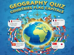 Geography Quiz Countries Flag Capitals เกมออนไลน์