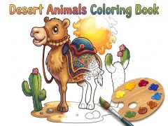 Desert Animals Coloring Book เกมออนไลน์