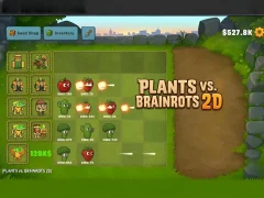 Plants vs Brainrots 2D เกมออนไลน์