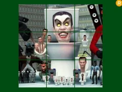 Skibidi Toilet Sliding Puzzle เกมออนไลน์