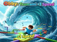 Obby: Tsunami +1 speed เกมออนไลน์