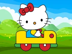 Cute Kitty Car Jigsaw เกมออนไลน์