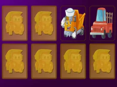 Cartoon Trucks Memory เกมออนไลน์