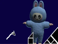 Labubu Geometry Dash เกมออนไลน์