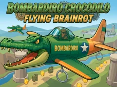 Bombardiro Crocodilo Flying Brainrot เกมออนไลน์
