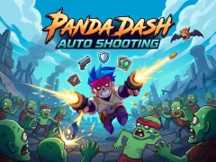 Panda Dash Auto Shooting เกมออนไลน์